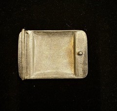 Vintage southern western style belt buckle featuring vintage stamped work RARE