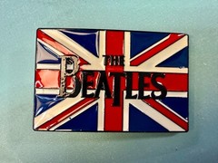 The Beatles Abbey Road Radio Show 1965 Album Union Jack Uk Flag Belt Buckle