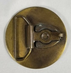 Bald Eagle Flying Into The Sunset Belt Buckle, Stars, Made In The U.S.A, Used