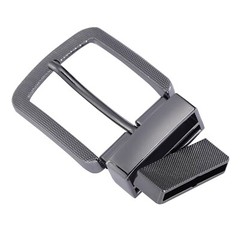 1.5&Prime; (38mm) Reversible Belt Buckle Replacement Belt Buckle Heavy Duty Gun Black