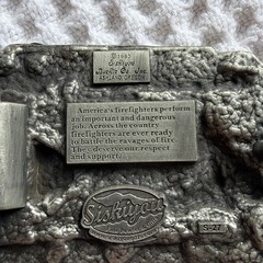 Siskiyou America&rsquo;s Firefighters Ever Ready & Willing Belt Buckle 1983
