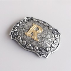 Western Initial Letter R Belt Buckle Gurtelschnalle also Stock in US