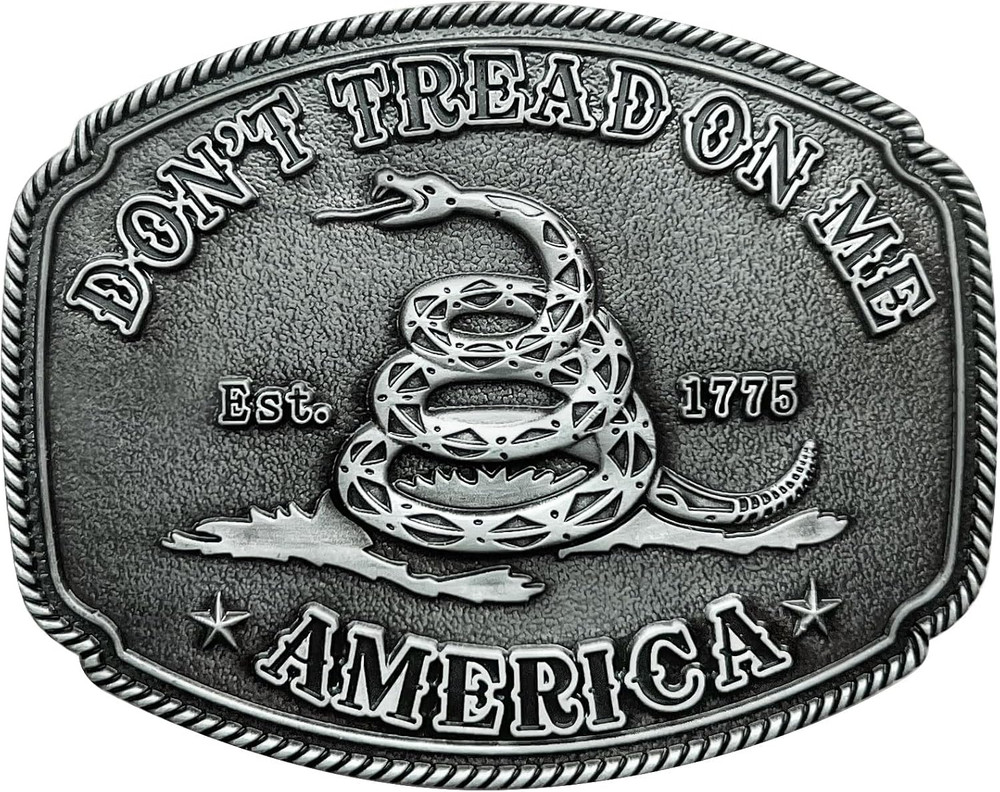 Western Belt Buckles for Men Cowboy Belt Buckle American Patriotic Belt Buckles
