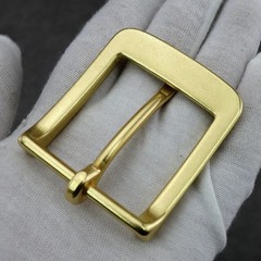 Brass Single Prong Belt Buckle Replacement Clip Fits 3.8cm Wide Belt