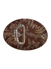 Rooster cowboy western style belt buckle hebilla vaquero Con gallo