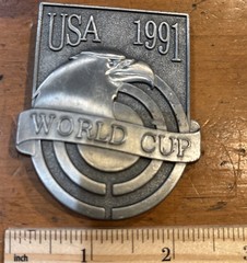 Vintage- U.S.A. America 1991 World Cup – Belt Buckle