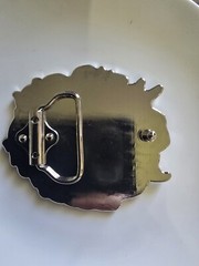 1pce Belt Buckle Red Cartoon Character 7.7×8.5cm Suit 4cm Belt Width