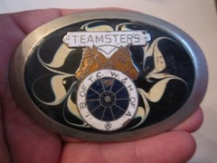 VINTAGE TEAMSTERS UNION BELT BUCKLE – I.B. OF T.C. W.&H. OF A. – GW5