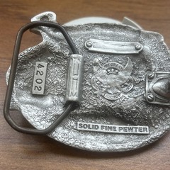 ✨NOS The Fire Fighter American Hero Enamel Belt Buckle 1994 USA Made GAP 4202✨
