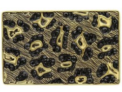 HA0707 Antique Brass Rhinestone Belt Buckle fits up to 1-1/2&Prime;(38mm) Belt