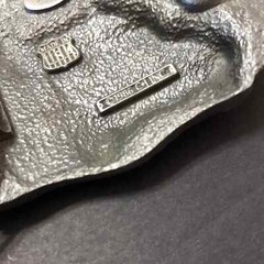 Vintage VTG America’s Goods Move By Truck Trucking Pewter Tone 3D Belt Buckle