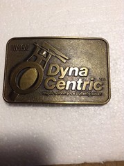 Vintage W-K-M Dyna Centric High Performance Butterfly Valves Brass Belt Buckle