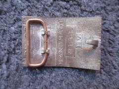 AMERICAN EAGLE 3&Prime; x 2&Prime; BRASS BELT BUCKLE NEW IN NORDSTROMS BOX