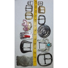 15 Pc Mens Womens Belt Buckles For Crafting Repair Parts