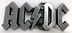 AC/DC Dark Grey Belt Buckle Metal New See Description