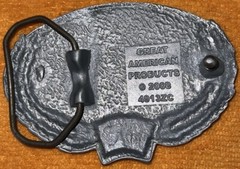 2008 Four Aces Laurel Leaf Great American Products Gambling Belt Buckle Vegas