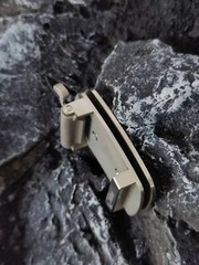 New Pure Titanium Men&rsquo;s Belt Pin Buckle Five Blessings Pattern Anti Allergic EDC