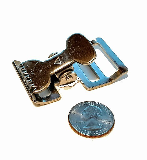 Metal Buckle 1” for Use with Nylon Webbing & Tie Down Straps (2) Pro Hardware**