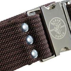 Klein Tools 5225 Tool Belt, Fits waist sizes up to 48-Inches (1219 mm), Brown