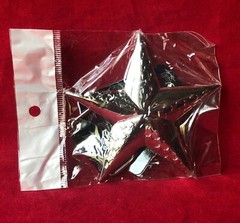 Chrome Plated Star Belt Buckle 187 Clothing Company New Still Sealed