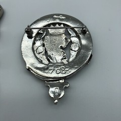 MacLaren Scottish Clan Crest Belt buckle removable pin
