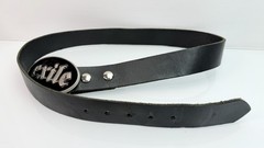 2006 EXILE CYCLES Black Metal Belt And Bottle Opener Size 36