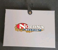 Nocona Western Belt Buckle Longhorn Steer Head Skull Silver Tone Cowboy Bullride