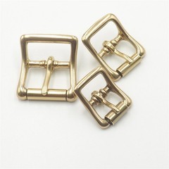 1Pc Solid Brass Buckle 3 Size for Making Belts,Bags,Purses,Dog and Pet Collars