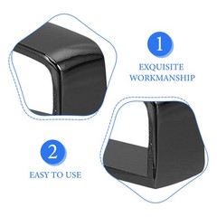 2Pcs Durable Zinc Alloy Belt Loop Keepers for Sewing Dark Grey Metal Buckles