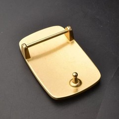 Copper buckle men&rsquo;s brass belt buckle plate buckle belt buckle smooth buckle