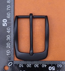 Cool Black Pin Single Prong Clip Buckle for DIY Leathercraft Belt Replacement