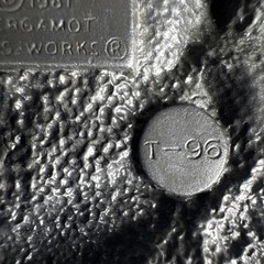 Vintage 1981 Bergamot Brass Works Country Western Band Pewter Belt Buckle T-96