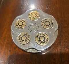 3RD RAIL 44 MAC BELT BUCKLE W/ REVOLVING FACE