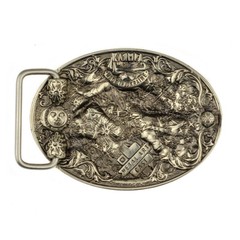Aquarius german silver belt buckle, Horoscope Astrological Zodiac Sign buckle