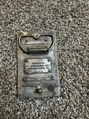 Vintage Bud Budweiser Anheuser Beer Louis Lewis Brass Metal Belt Buckle 1976 70s