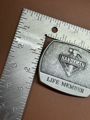 Vintage Belt Buckle Handyman Club Of America Life Member 1996 Father’s Day
