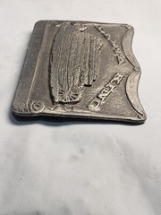 DLETA KING JUNE 1 1927- SEPT 29 1940 Belt Buckle by BILLIE BEE CREATIONS