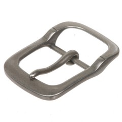 1 5/8&Prime; (40 mm) Single Prong Rectangular Center Bar Belt Buckle