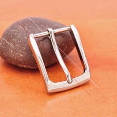 Casual Silver Single Prong Pin Buckle Leathercraft Men Replacement Buckle 30mm