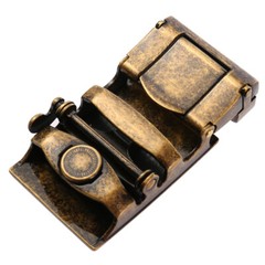 34~36mm Belt Automatic Slide Buckle Replacement Rectangle Ratchet Belt Buckle US