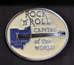 belt buckle – Rock n Roll Capital of the World – Cleveland Ohio – New In Box