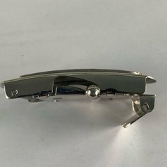 U.S. Navy belt buckle. “U.S.S. Algol AKA-54. Raised ship graphic.