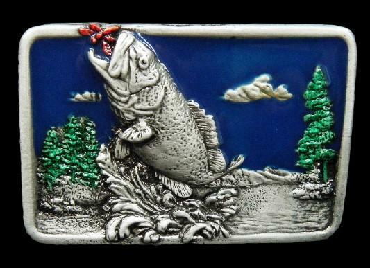 Sports Fishing Fish Belt Buckles Fishermen&rsquo;s Lake Cool Sport Buckle
