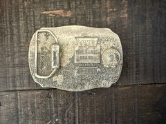 Vintage Limited Edition Levi’s Two Horse Brand Levi’s Strauss & CO. Belt Buckle