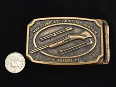 Tech Ether Guild Valmet Complete Shooting System Solid Brass Vintage Belt Buckle