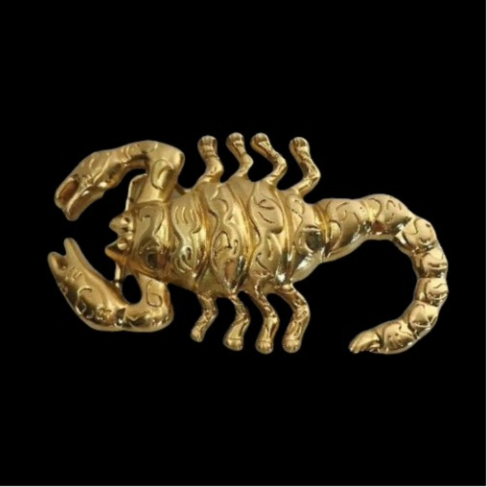 Scorpion Belt Buckle Scorpio Horoscope Celestial Zodiac Sign Belts & Buckles