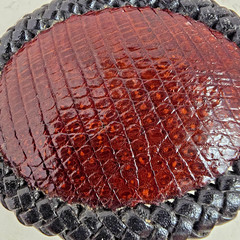 LIZARD skin Belt Buckle Handmade Western Cowboy HANDMADE NEW Authentic