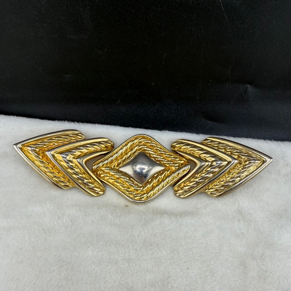 Vintage Revcor Belt Buckle Gold Tone Western
