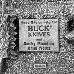Buck Knives Pewter Belt Buckle Four Generations Smoky Mountain Knife Works