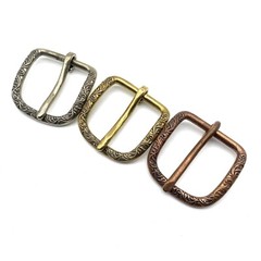 27mm/36mm Tang Grass Buckle for Tooling Carved Leather Belts